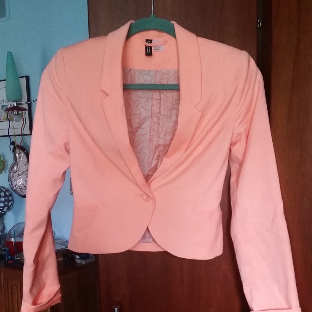 H&M Coral Pink Blazer